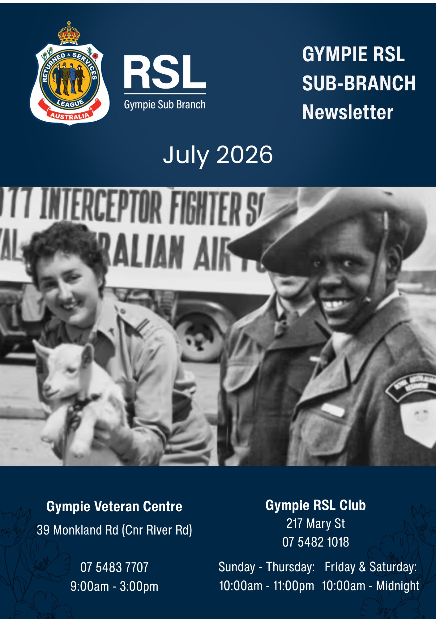 July Newsletter W.I.P